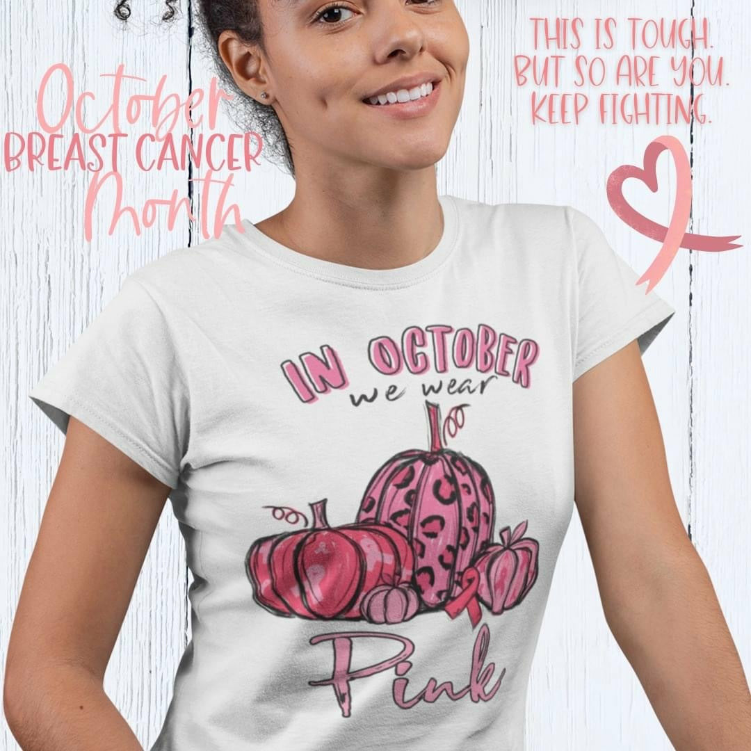 In October we wear pink