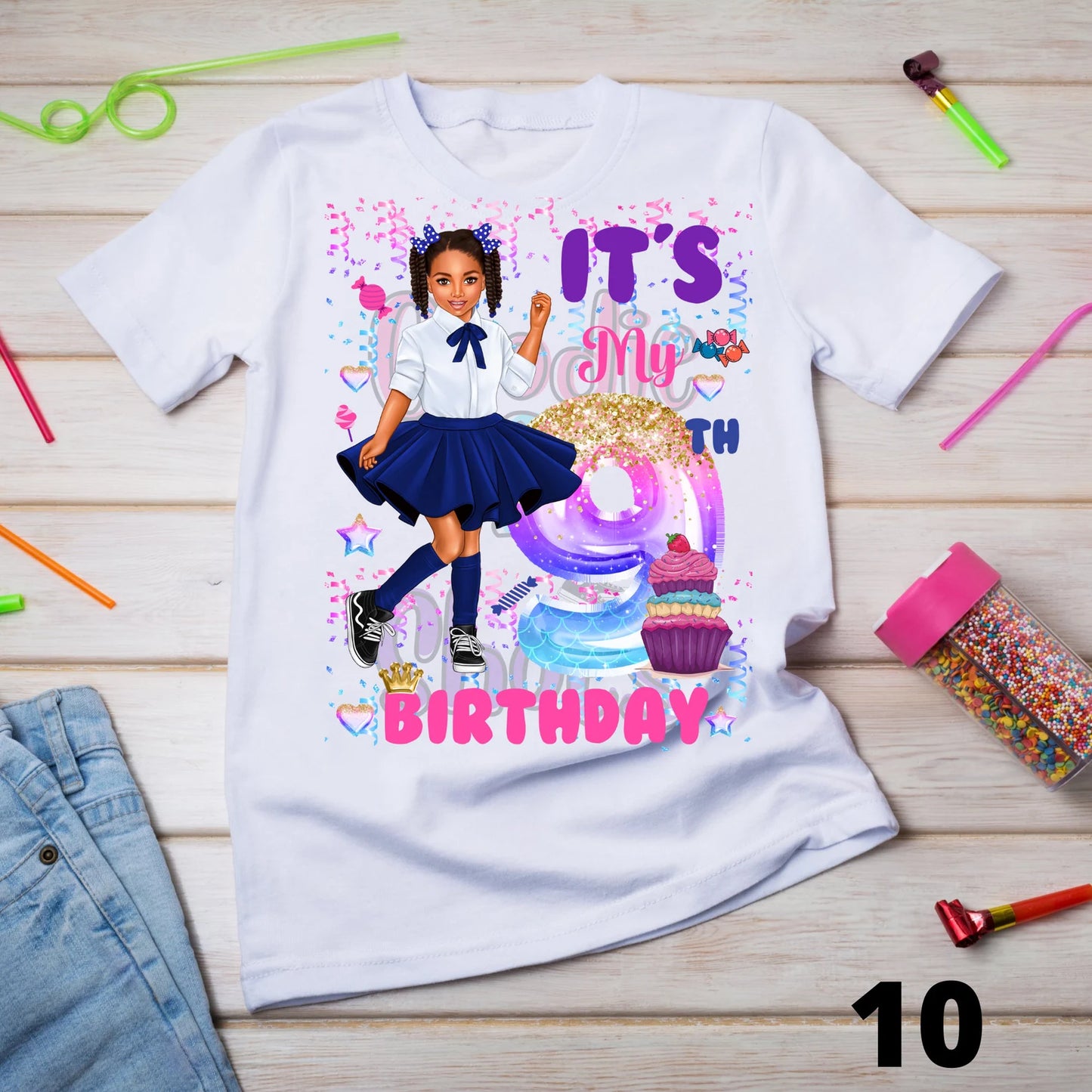 Kids Customize Birthday Shirt