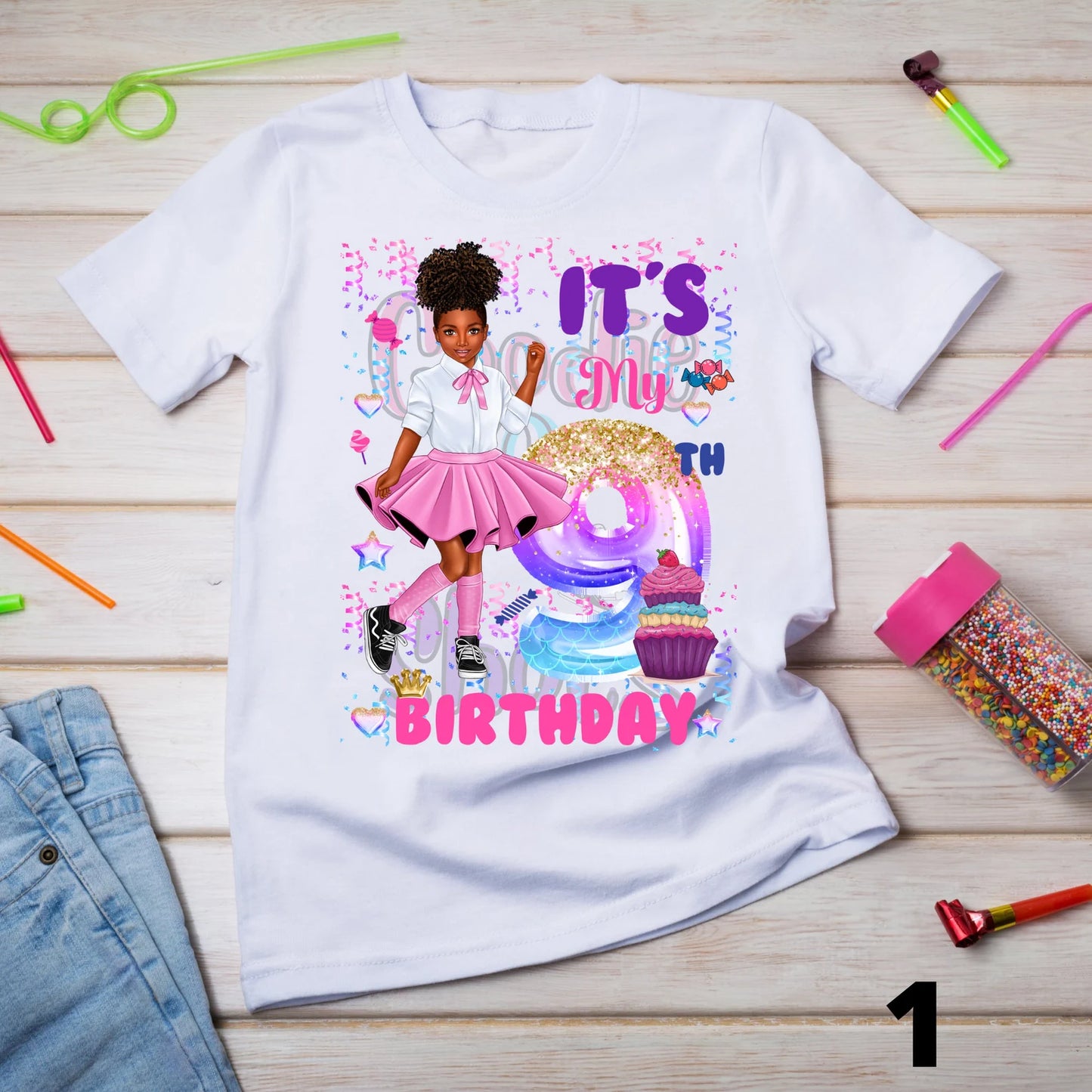 Kids Customize Birthday Shirt